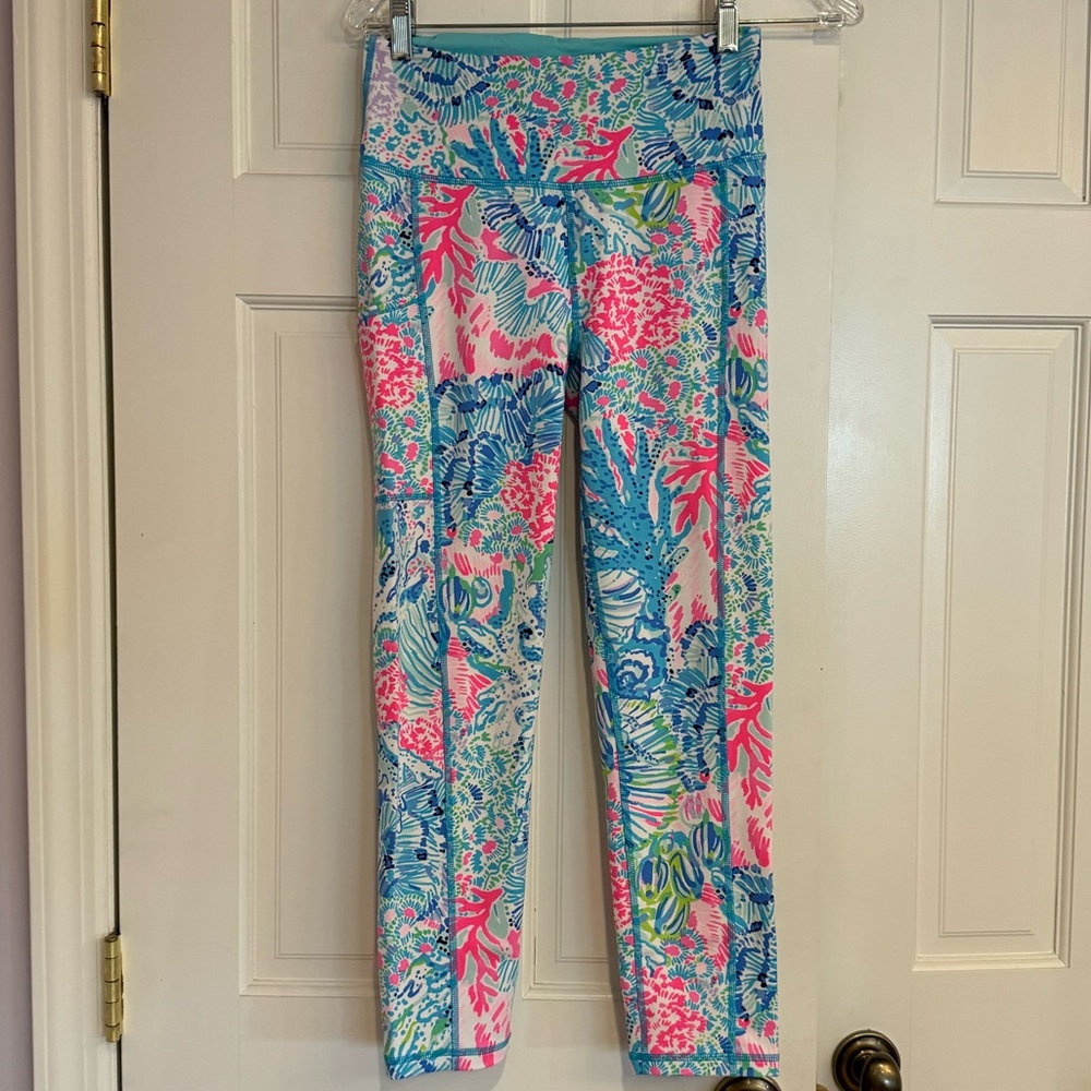 Lilly Pulitzer Multi Sink Or Swim UPF 50+ Leggings